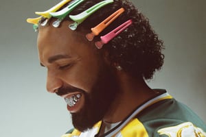 This is the Avatar Image for the Drake (For All The Dogs Era) AI Voice and Text to Speech Generator